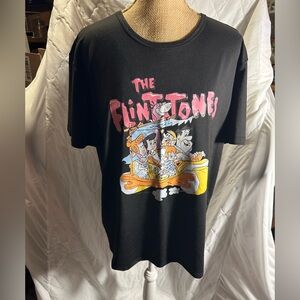 The Flintstones Black T-Shirt
